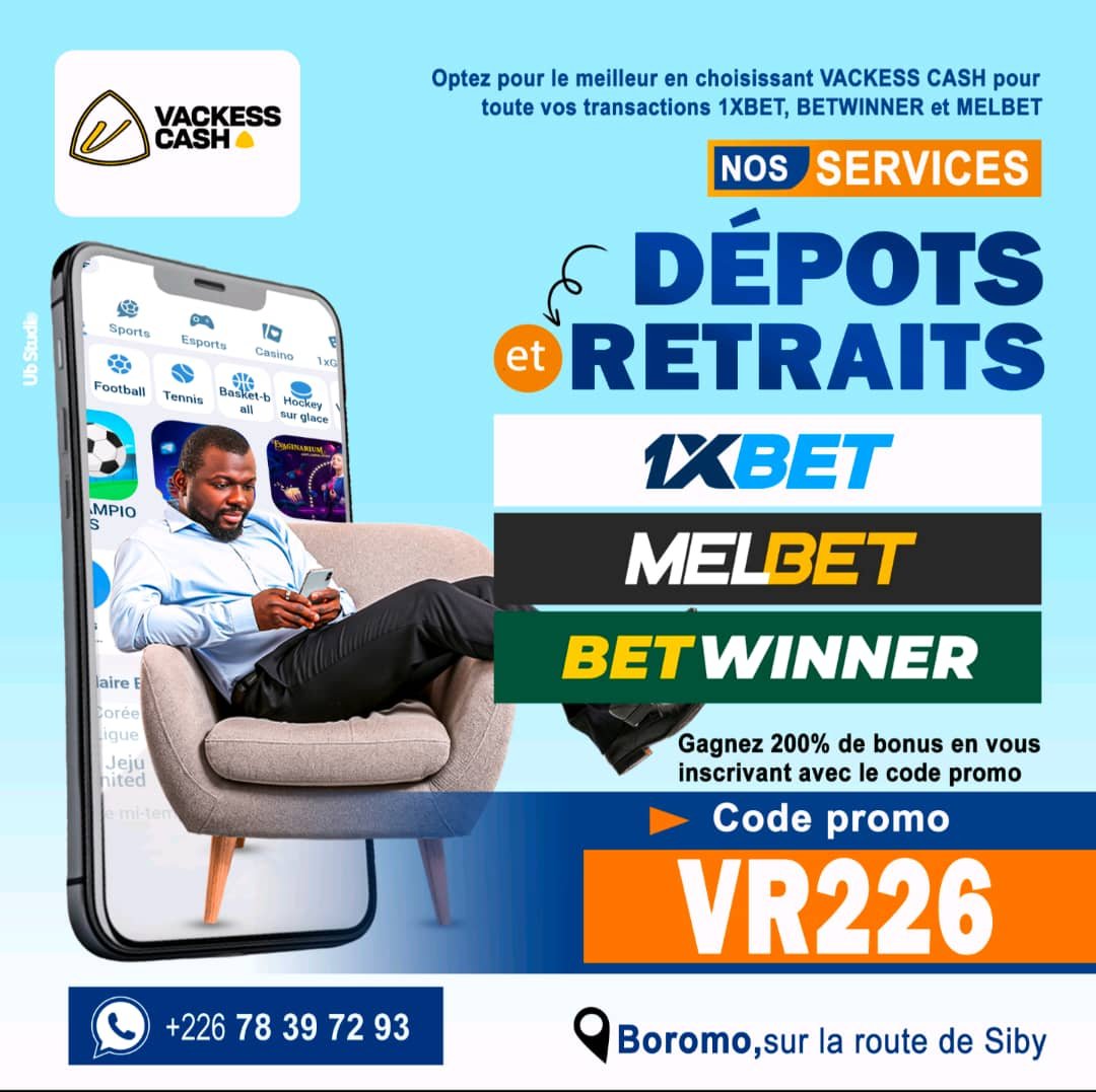 Vackess Cash - Dépôts et Retraits